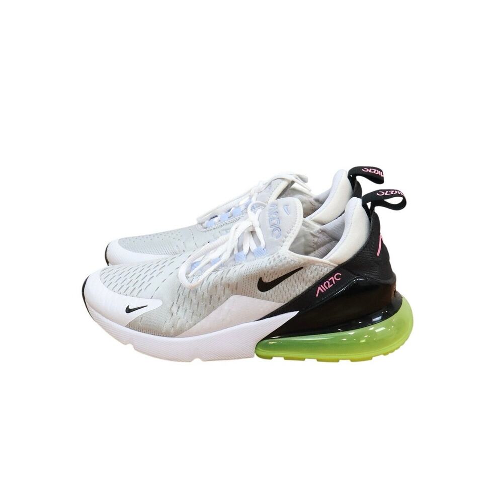 Nike Women's Air Max 270 Sneaker Pure Platinum Volt White Black Size US 8.5
